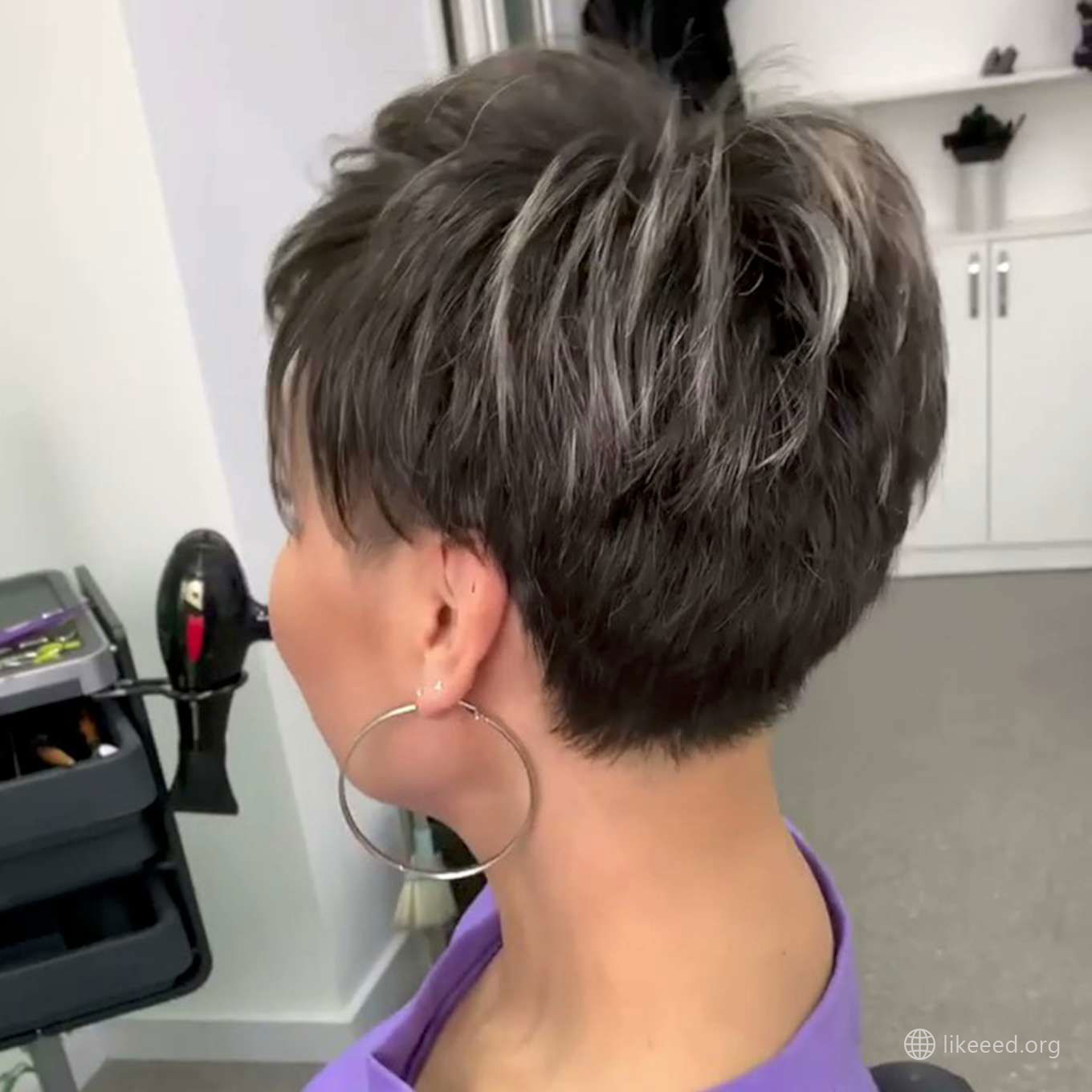 Aisha Campbell Short Hairstyles – 2