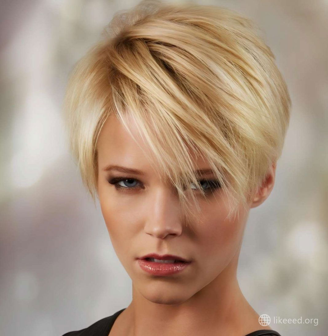 Edgy Blonde Pixie Cut for a Bold Look