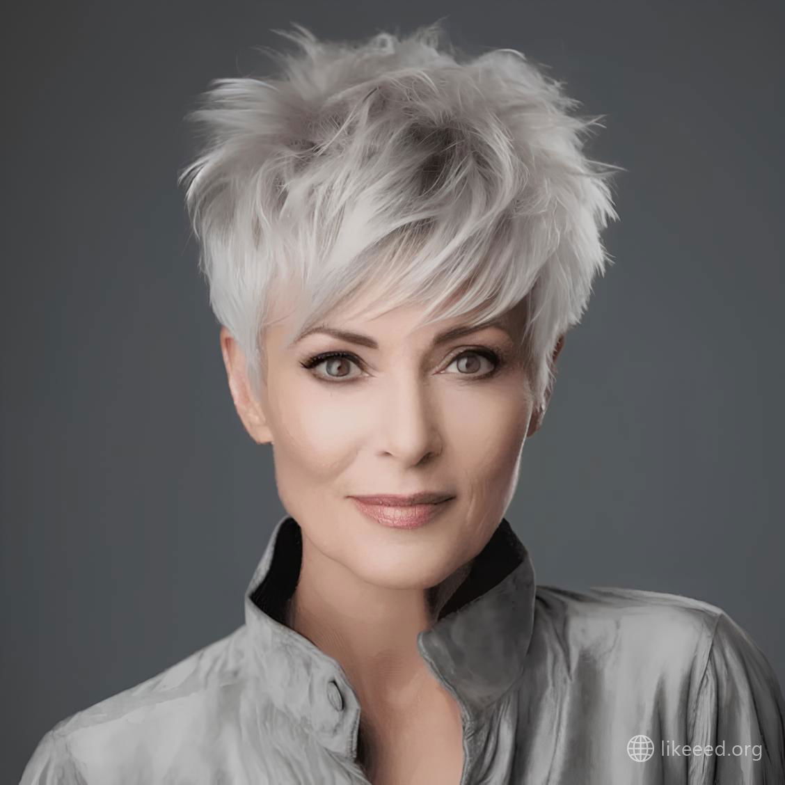 Modern Textured Silver Crop