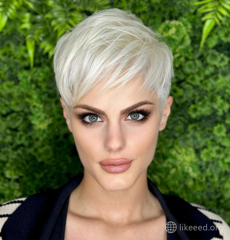 Pixie Cut Front View