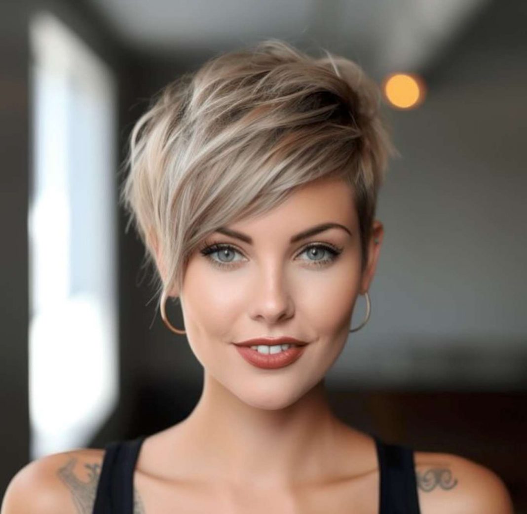 Soft Blonde Pixie