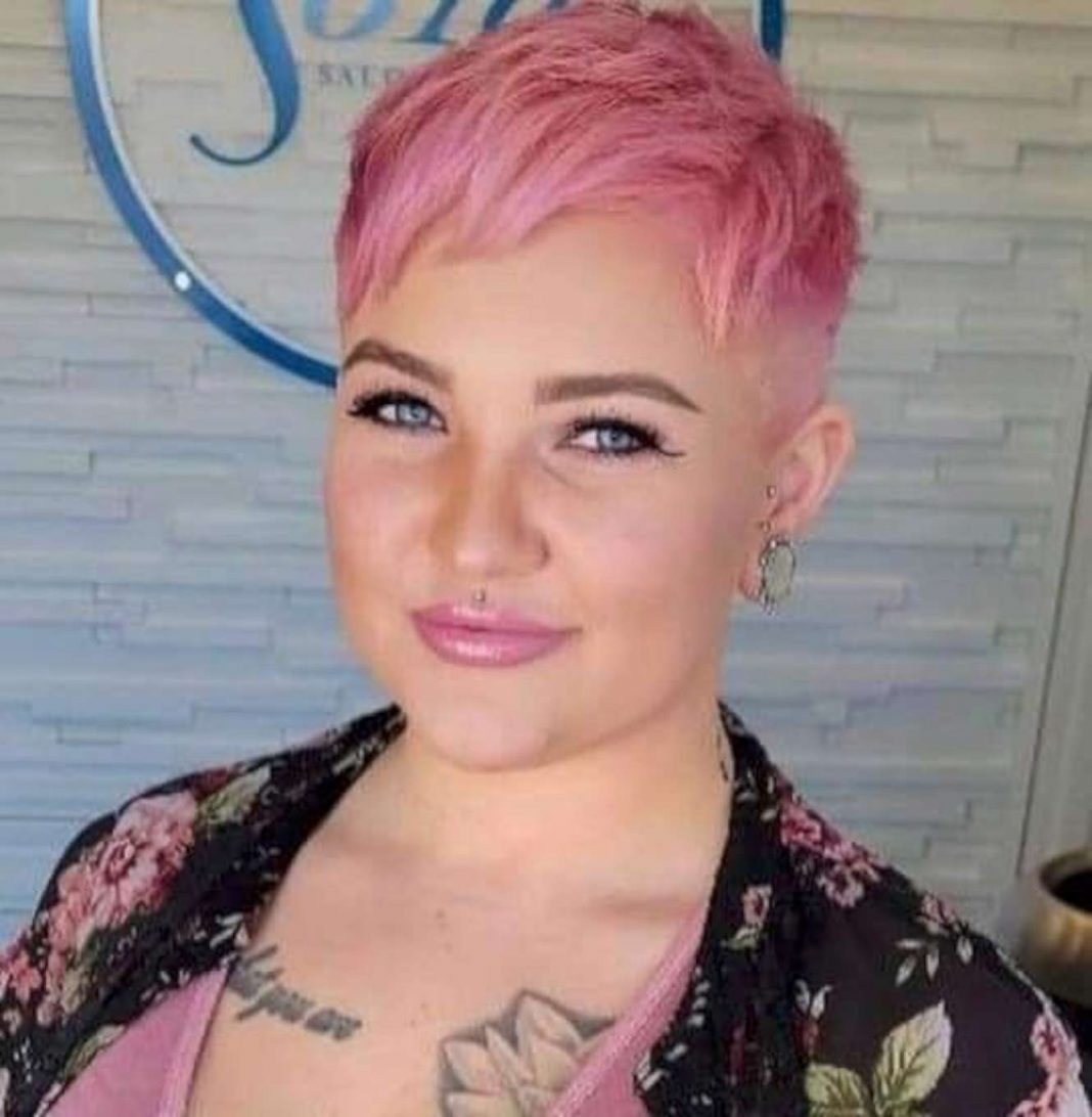 Sweet and Chic: The Pastel Pink Pixie