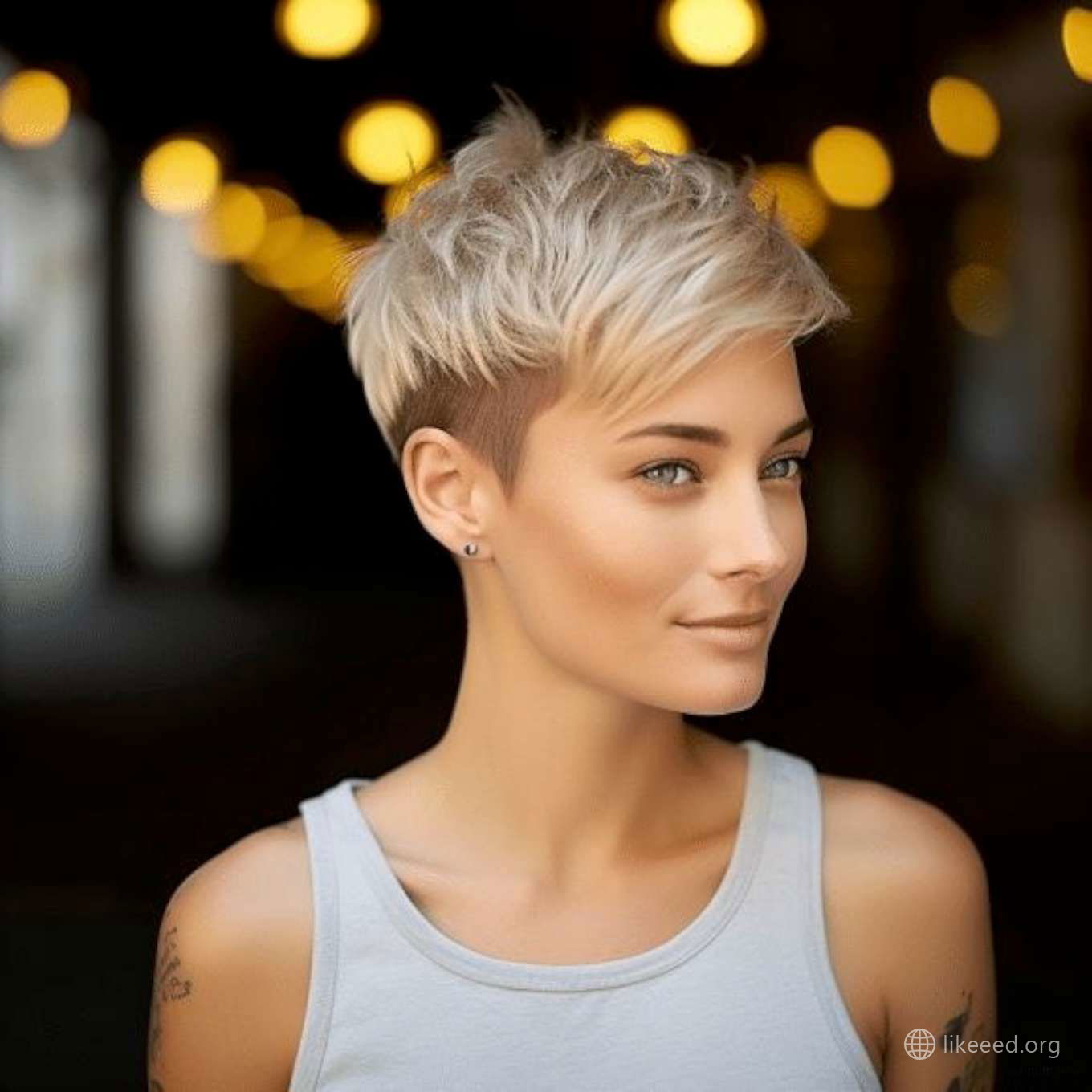 Urban Chic The Platinum Blonde Undercut