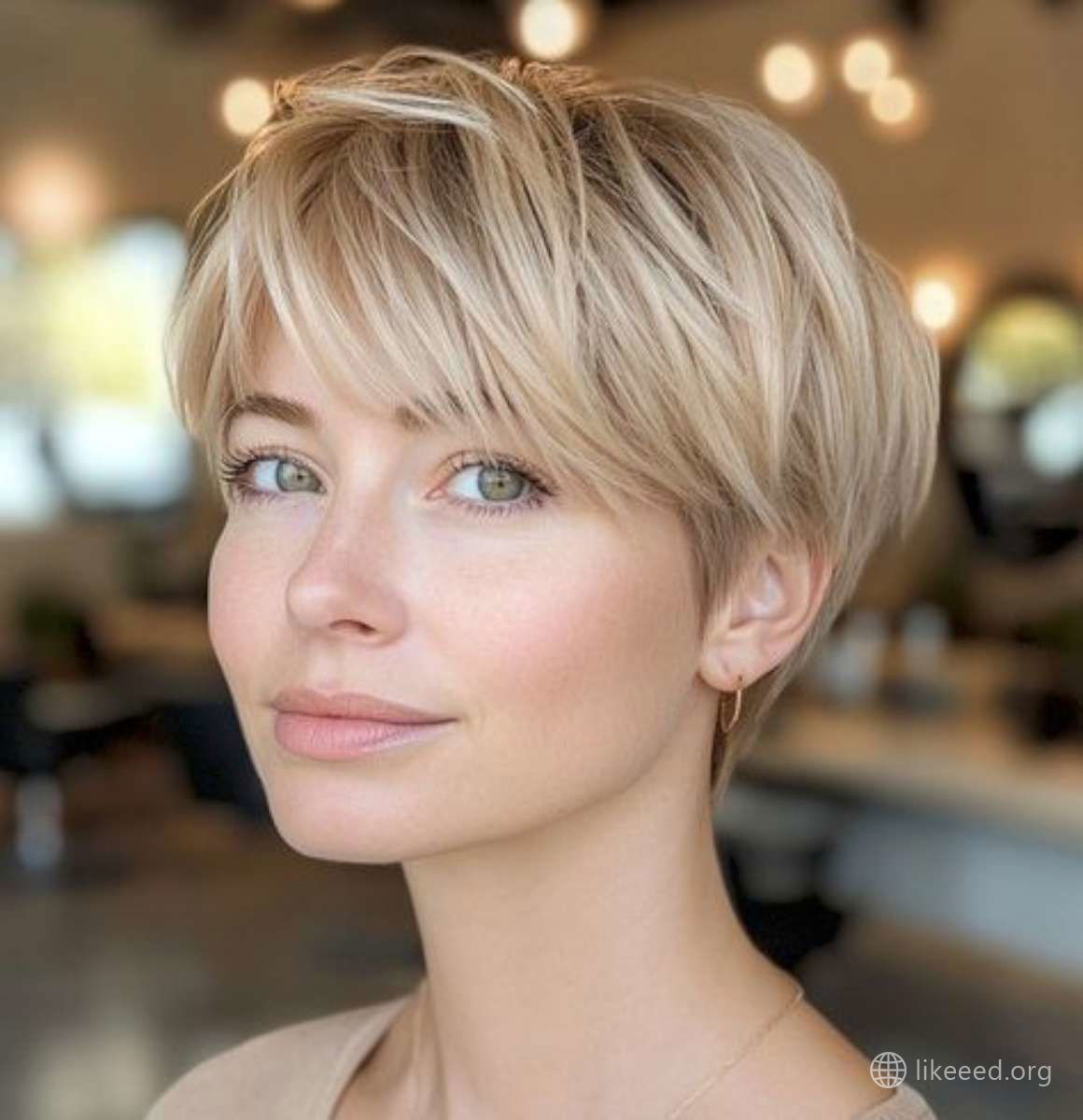 Soft Blonde Pixie for Everyday Elegance