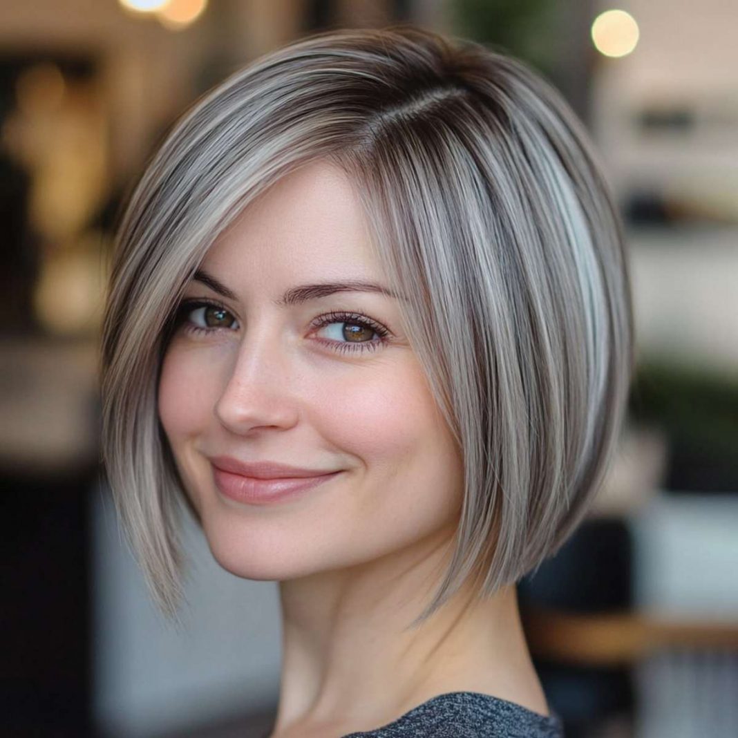 Textured Layers for Modern Bob Style