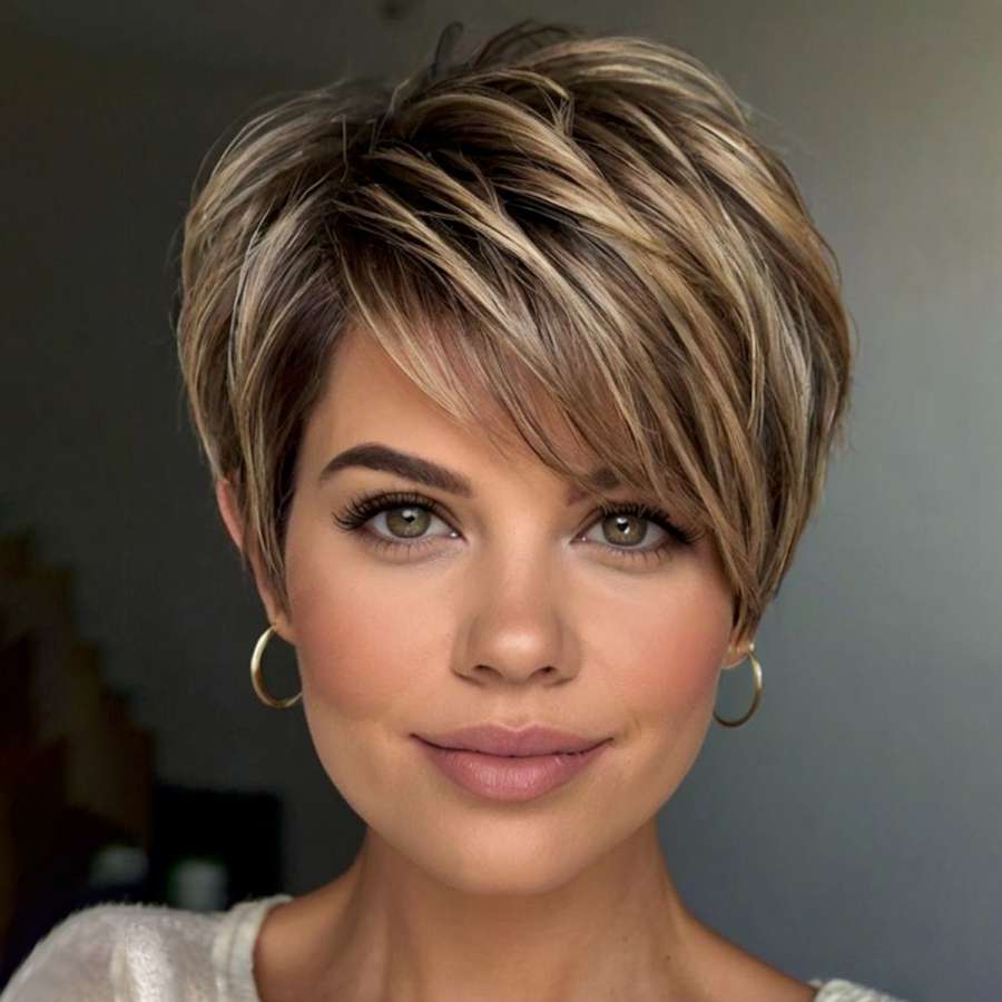 Chic & Textured: The Perfect Layered Pixie