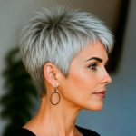 Modern Silver Pixie Cuts for Elegant, Confident Women - Likeeed