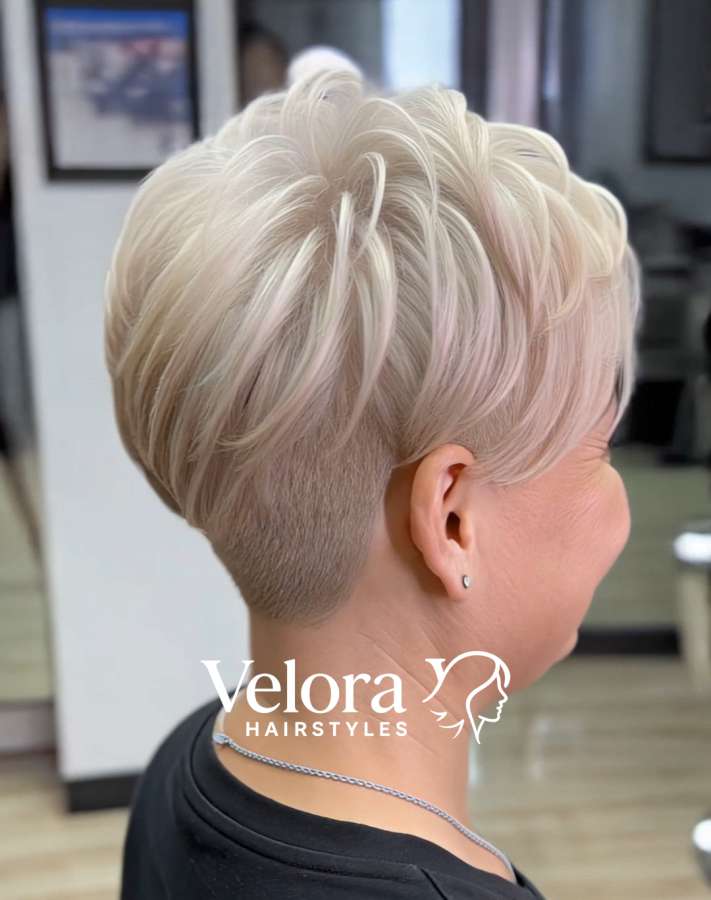 Chic Undercut Pixie with Layered Back Volume