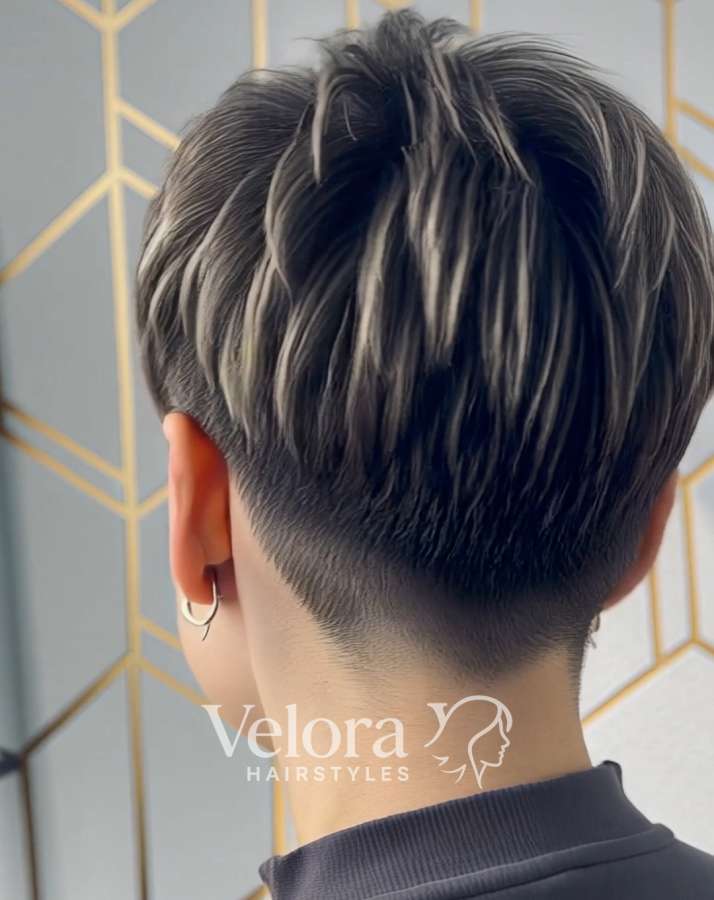 Modern Tapered Pixie With Clean Nape Line